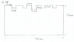 Gumová podložka zvedáku 145 x 67 mm