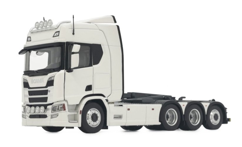 Model nosiče kontejnerů Scania R500 series Bílá MarGe 132