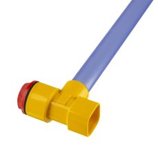 Odvzdušňovací jednotka k nalepení na čtvercovou trubku 22x22 mm 3