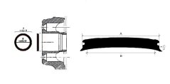 Vymezovací kroužek 65,1 x 56,1 mm