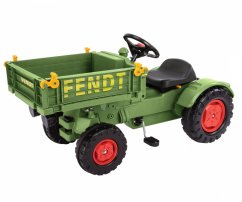 Dětský šlapací traktor Fendt BIG na řetězový pohon s plošinou a klaksonem