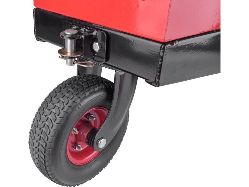 DUMPER Transportér EXTOL PREMIUM s pojezdem aku | nosnost 400 kg | 200l | 54V Li-ion | baterie 15Ah