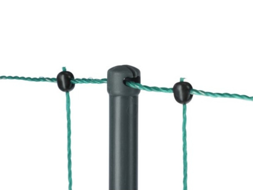 Síť premium vodivá pro drůbež 122 cm, 50 m, zelená detail sítě