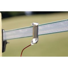Kabel propojovací pro el. ohradník - páska na pásku 5 cm, 80 cm