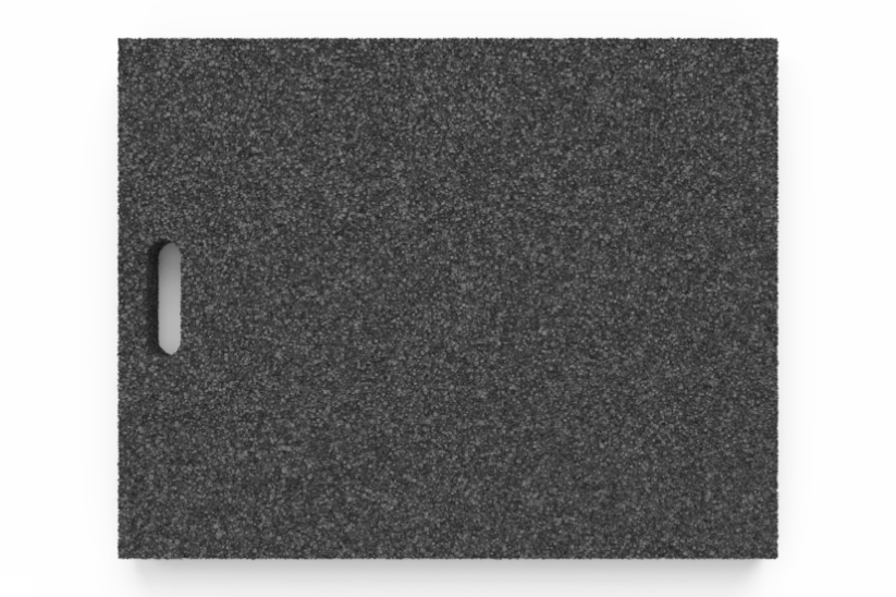 Gumová výplňová podložka 633x500x50 mm