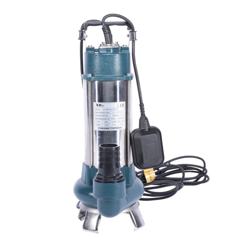 Ponorné čerpadlo na odpadní vodu 1100W XTline