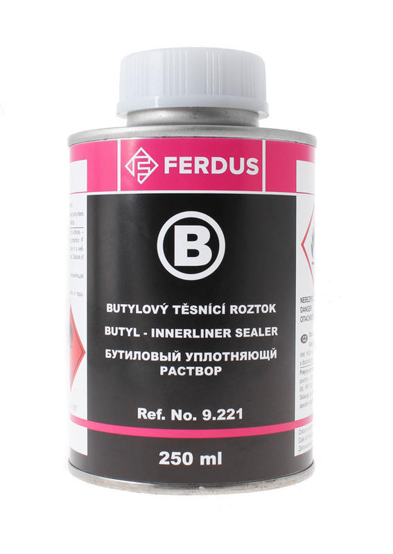 Butylový těsnící roztok B 250 ml + menší štětec