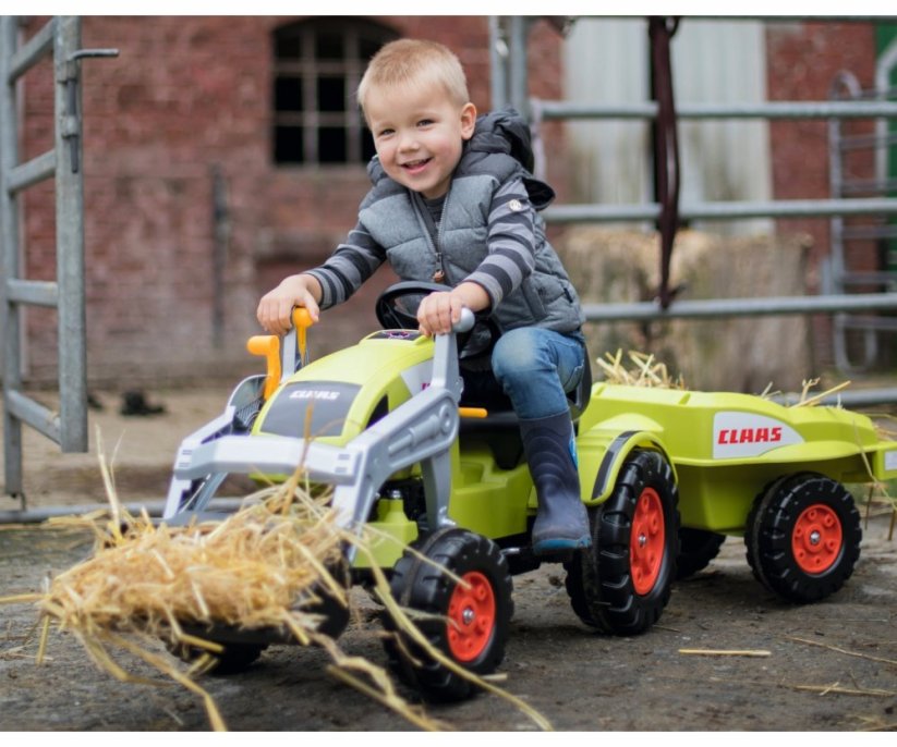 Dětský šlapací Traktor Claas Celtis BIG s vlečkou 3