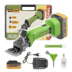 7161 aku strojek pro strihani ovci procraft sc20 sc20 7161 aku strojek pro strihani ovci procraft sc20 sc20