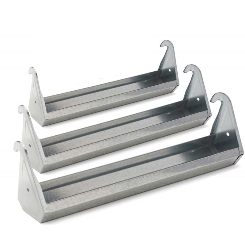 Napájecí žlab pro drůbež závěsný, pozink (40, 60, 100 cm)