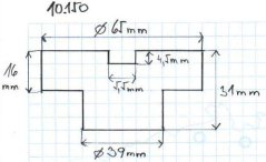 30041 1 gumova podlozka zvedaku 65x31 mm