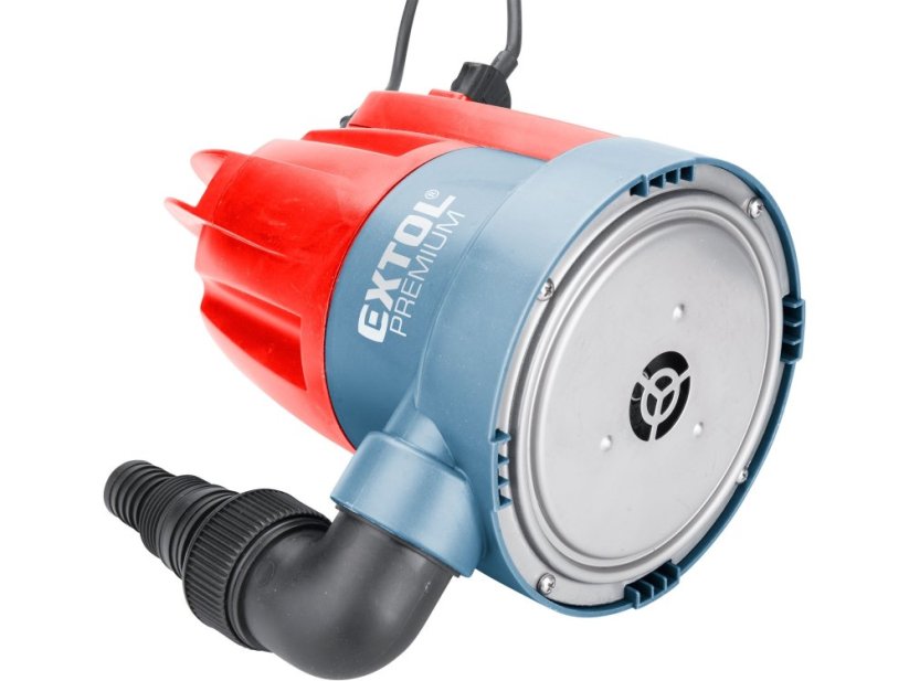 EXTOL PREMIUM čerpadlo ponorné, pro čerpání do sucha, 400W